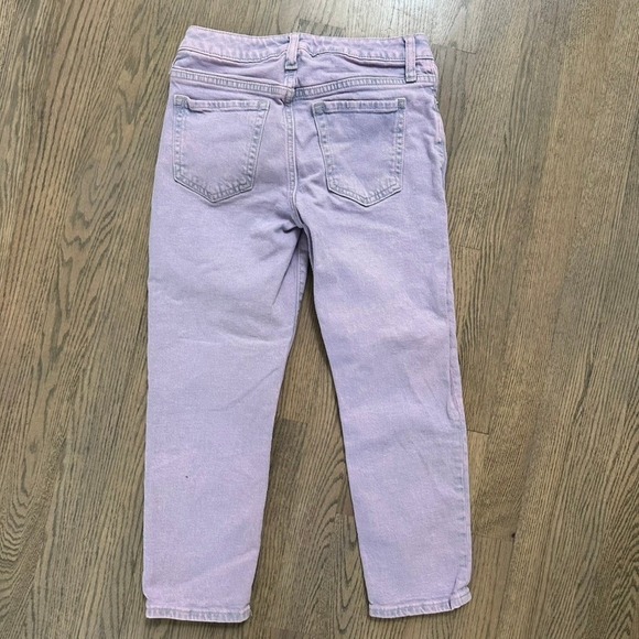 Gap Kids‎ Girlfriend Jeans Lavender Purple Adjustable Waist Size 10 - Picture 4 of 4